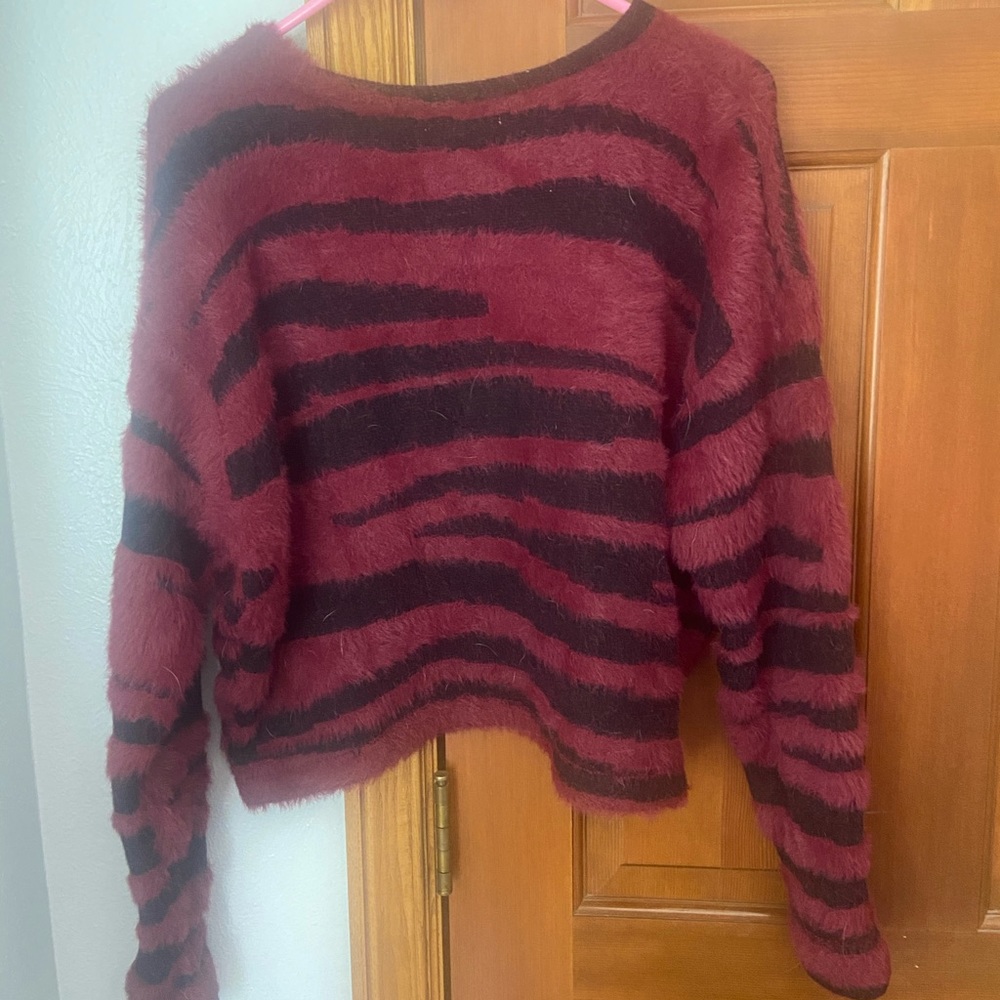 Zebra Print Sweater
